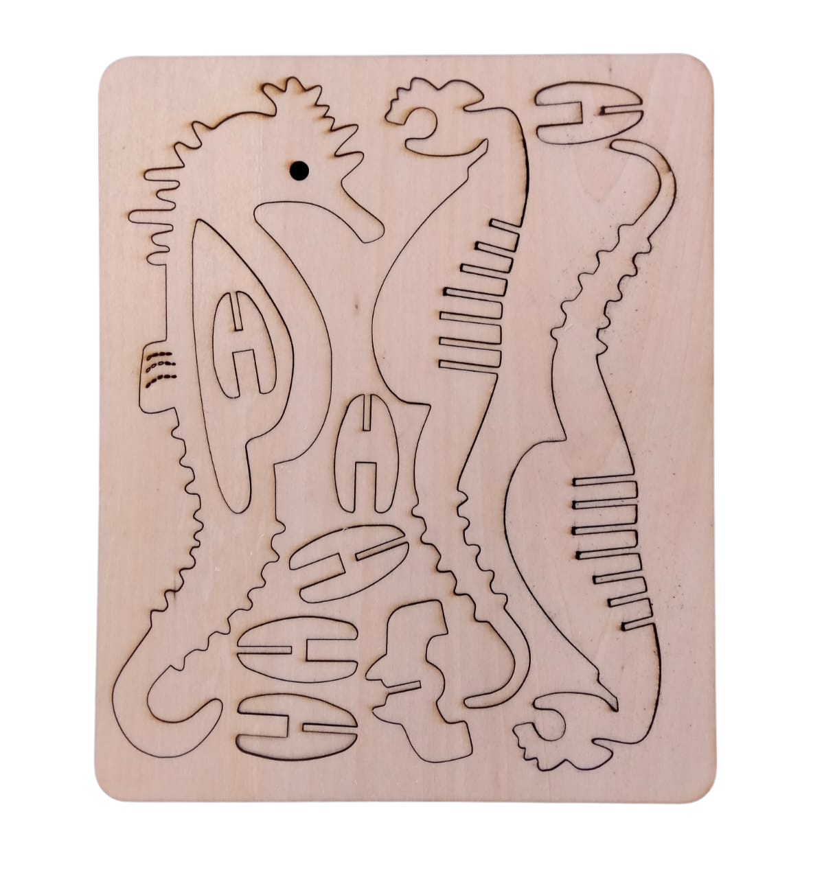 Puzzle 3D in Legno Cavalluccio Marino