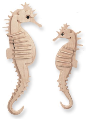 Puzzle 3D in Legno Cavalluccio Marino