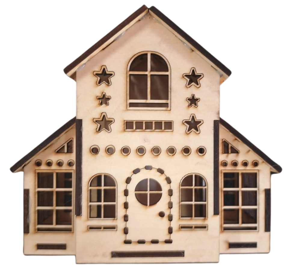 Decorazione Natale - Casetta Presepe n°1 -