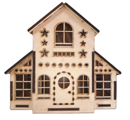 Decorazione Natale - Casetta Presepe n°1 -