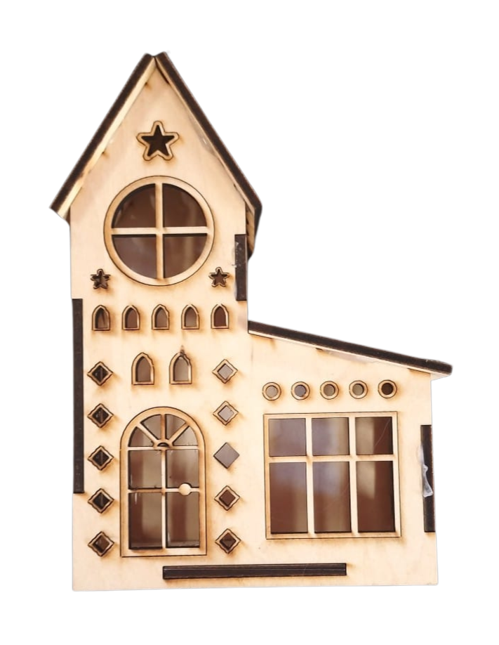 Decorazione Natale - Casetta Presepe n°2 -