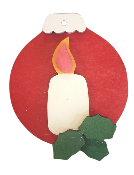 Decorazione Albero di Natale - Candela -