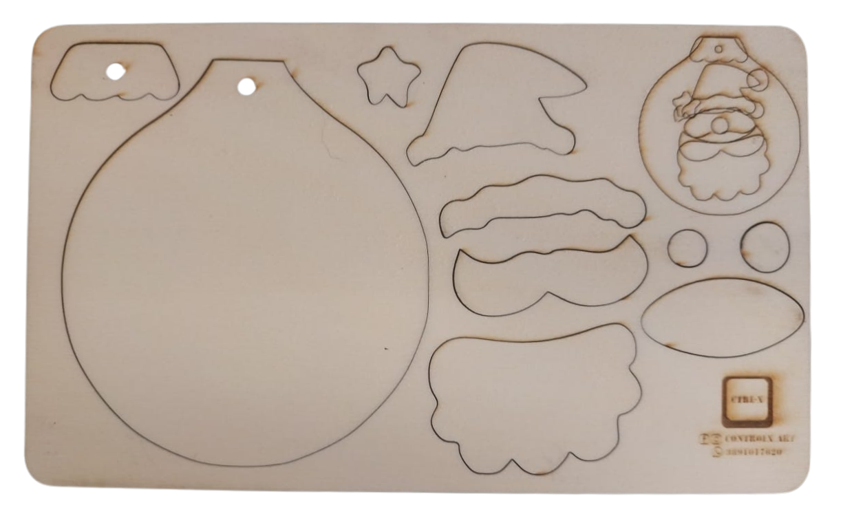 Decorazione Albero di Natale - Babbo Natale -