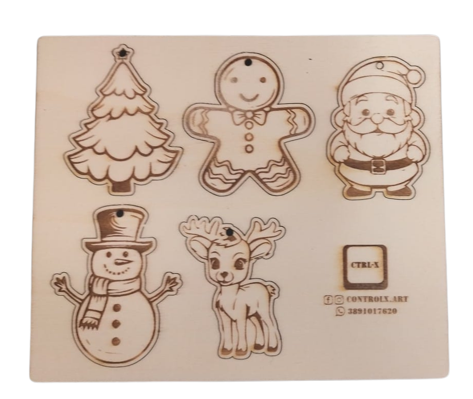 Decorazione Albero di Natale Kit n°3