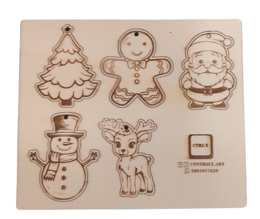 Decorazione Albero di Natale Kit n°3