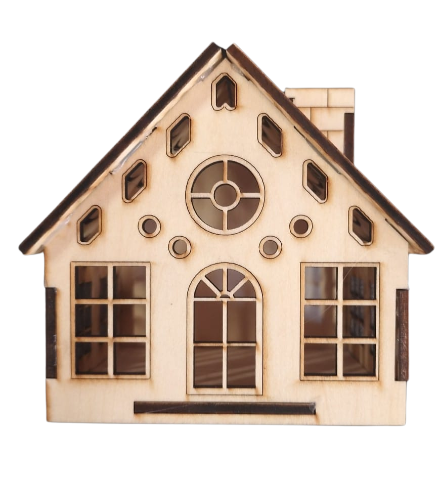 Decorazione Natale - Casetta Presepe n°3 -