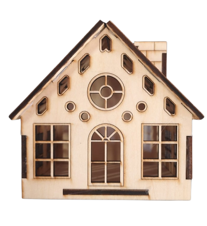 Decorazione Natale - Casetta Presepe n°3 -