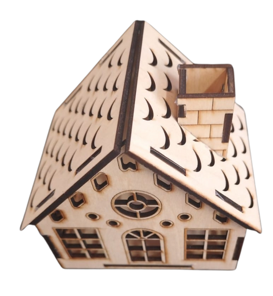 Decorazione Natale - Casetta Presepe n°3 -
