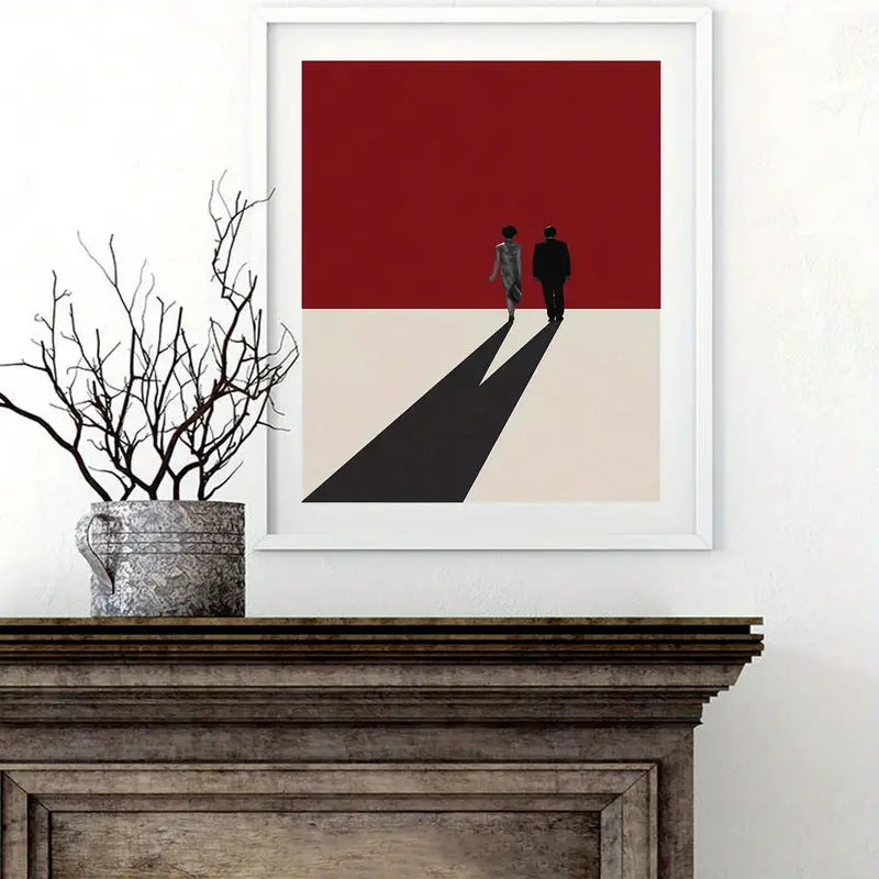Quadro su Tela Fantasia Mood for Love completo di Cornice 42 x 30 cm