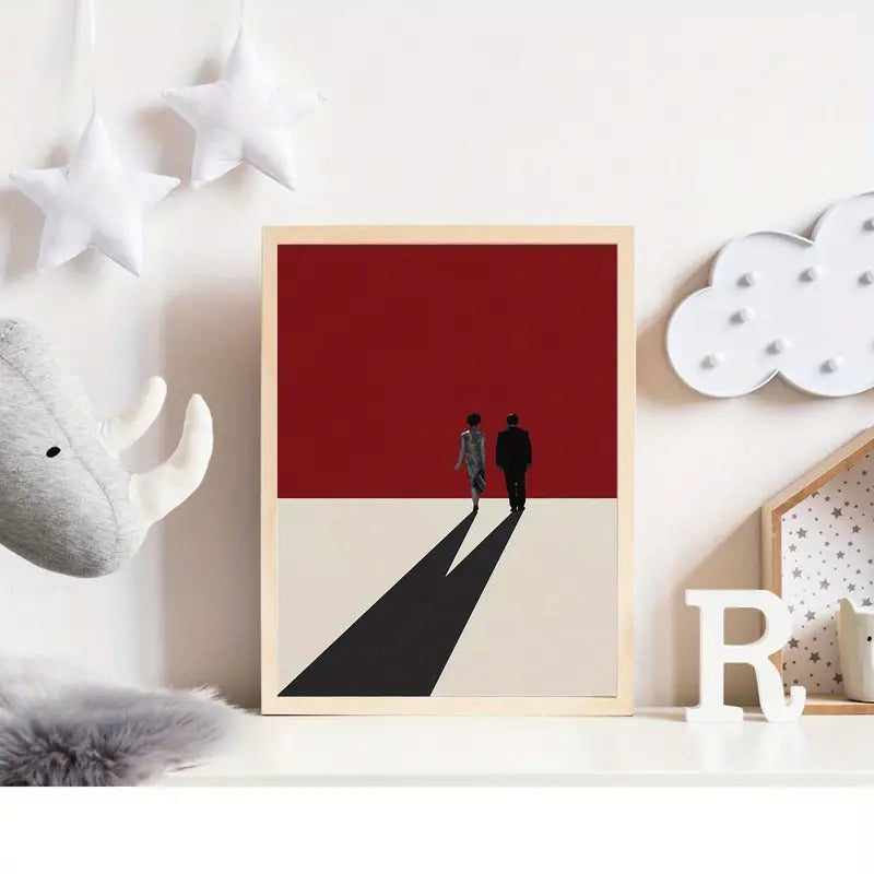 Quadro su Tela Fantasia Mood for Love completo di Cornice 42 x 30 cm